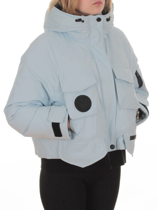 H24-280 LT. BLUE Куртка пуховая женская (утиный пух)