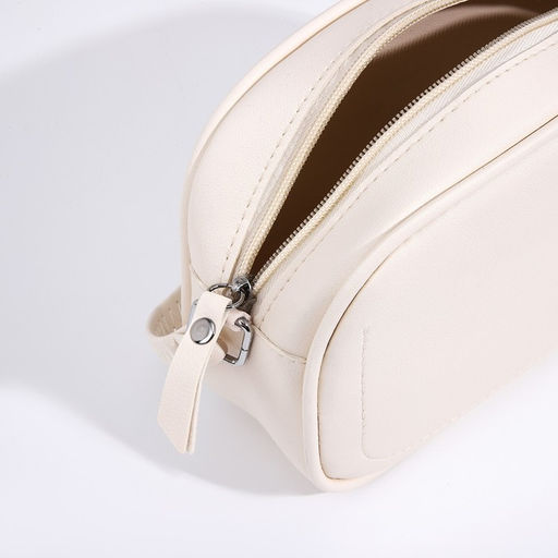 Сумка кросс-боди на молнии, цвет бежевый - Simaland фото 5