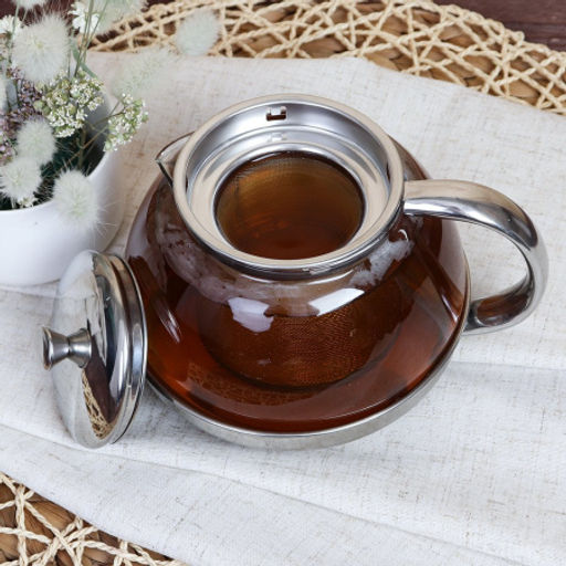 Чайник заварочный 800 мл с ситечком АКЦИЯ / 31-В /уп 36/ - Галеонтрейд фото 3