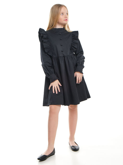 Платье черное нарядное для девочки 33-24251 черный - Mini maxi фото 13