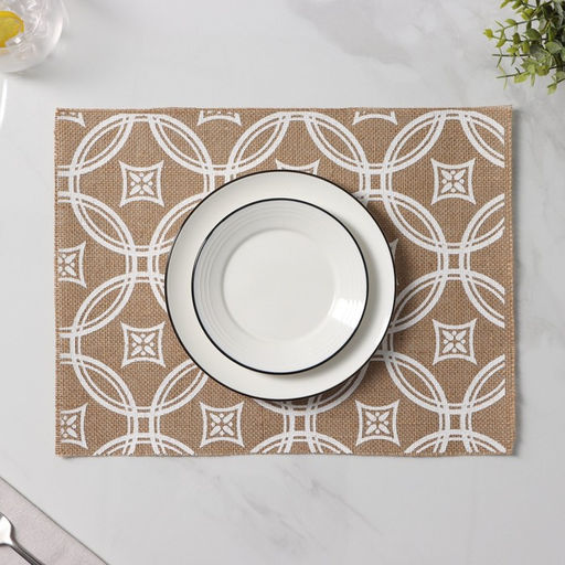 Набор салфеток Доляна Капия, 4 шт, 4030 см, цвет бежевый  фото 4