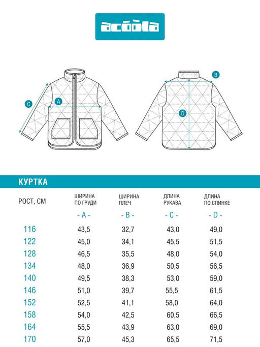 ACOOLA / Куртка детская для мальчиков Anitet синий  фото 6