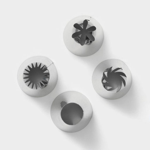 Набор кондитерский, 7 предметов: 2 мешка, 4 насадки d=2.5 см, адаптер - Simaland фото 3