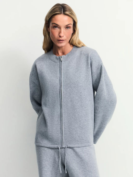 Оверсайз джемпер на молнии / Zarina фото 4