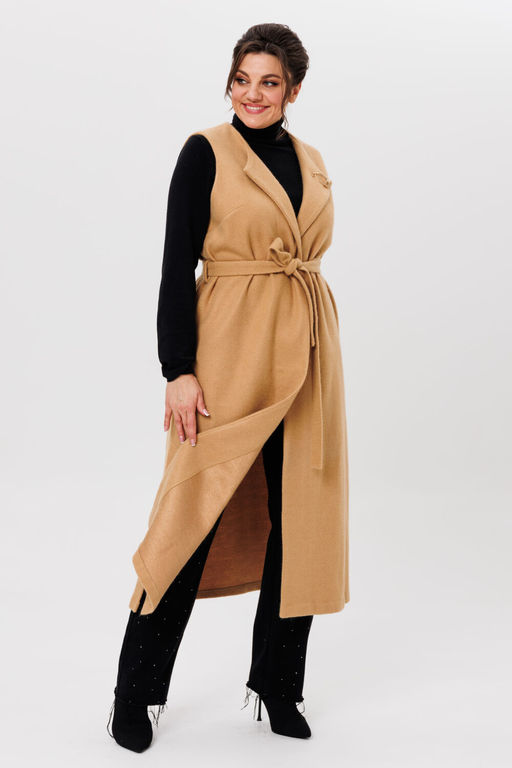 Жилет Michel Chic 354/1 темно-бежевый фото 3