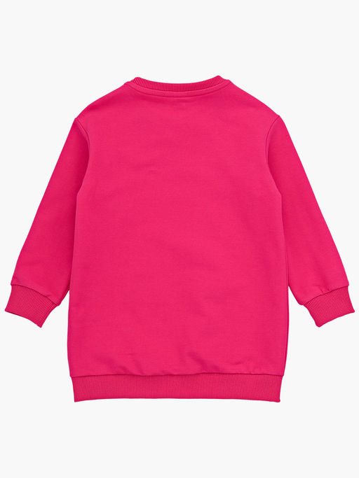 Платье с принтом из футера UD 7743 малина - Mini maxi фото 9