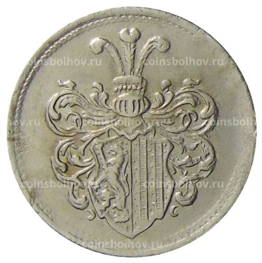20 пфеннигов 1918 года Германия  транспортный нотгельд  Лейпциг