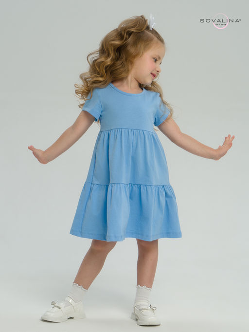 Платье Тия голубая - Sovalina фото 8