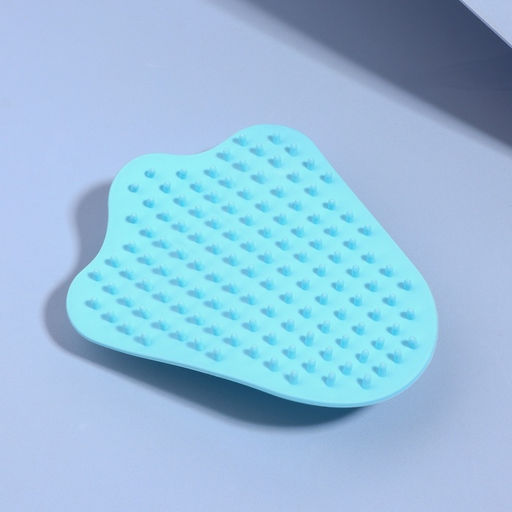 Цена за 2 шт. Массажёр - щётка, антицеллюлитный, 14×12×3.5 см, голубой