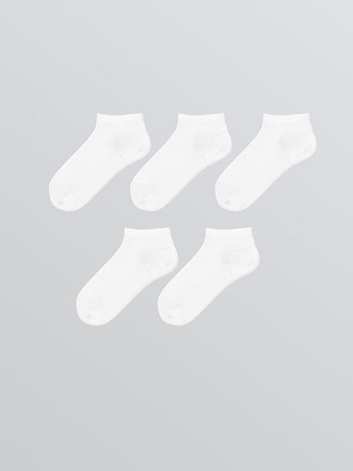 Basic K?z ?ocuk Patik ?orap 5li