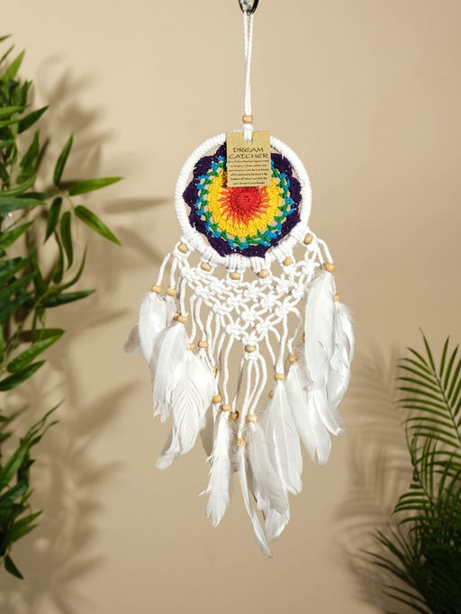 Ловец снов «Разноцветный цветок», 12×50 см