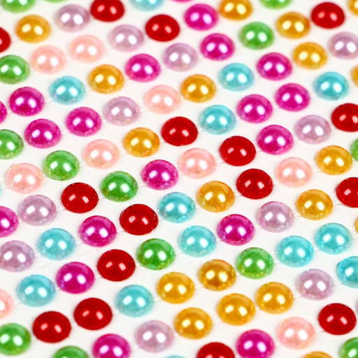 Цена за 2 шт. Аппликация жемчужными полубусинами «Пасха: зайка»