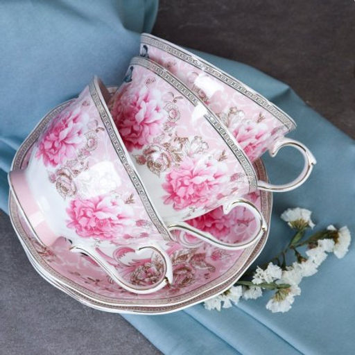 Чайный набор 12 предметов 250 мл на ножке / RS/12-FY22002 Grey /уп 8/ - Галеонтрейд фото 8