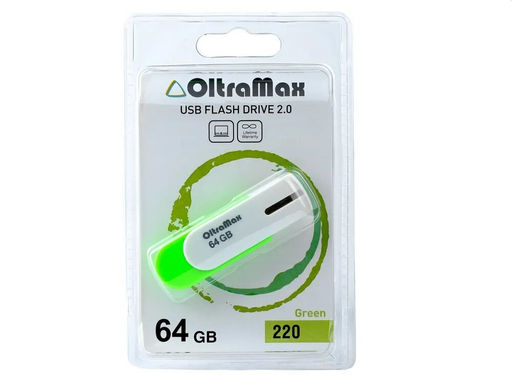 Флеш-накопитель 64Гб "OltraMax 220" зеленый