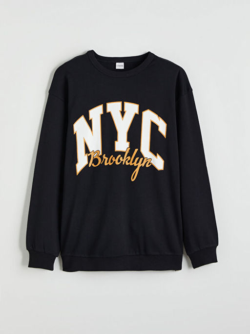 Bisiklet Yaka Erkek ?ocuk Sweatshirt