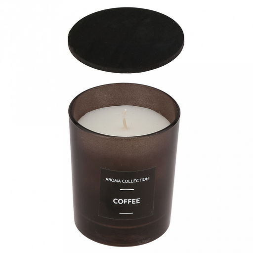 Свеча Incense д7см, h9см, ароматическая Cofee, в стеклянном стакане, время горения 32 часа (Россия) - Домашняя Мода фото 6