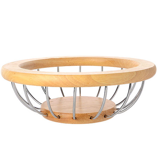 MGL04 Фруктовница бамбук/металл (х12) - Mayer&boch фото 2