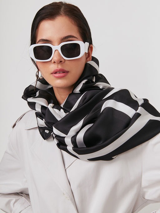 Большой, мягкий, тонкий и очень нежный двусторонний палантин - Tantino фото 7