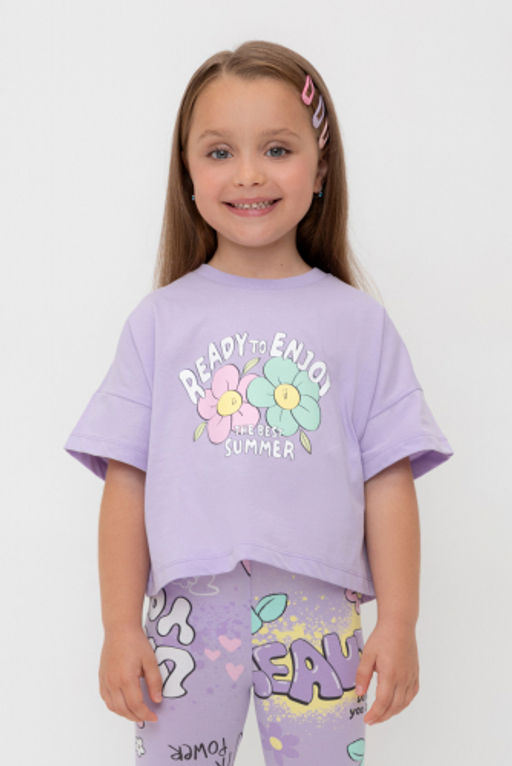 КР 302696/пастельно-лиловый к541 фуфайка - Crockid фото 4