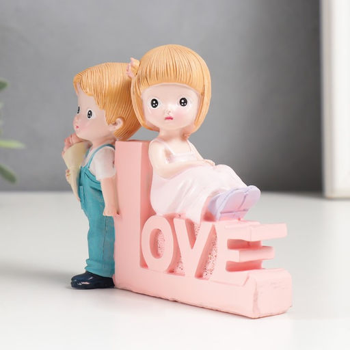 Фигурка полистоун «Невинная любовь», 3×12.3×10 см