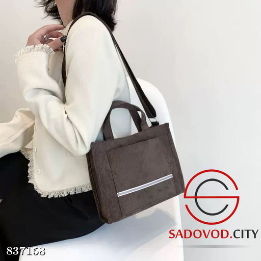 Женская сумка из мягкого вельвета - Bruno фото 2