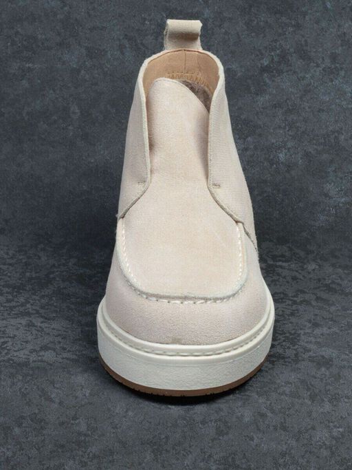 01-5173-5 BEIGE Ботинки демисезонные (натуральная замша, байка)