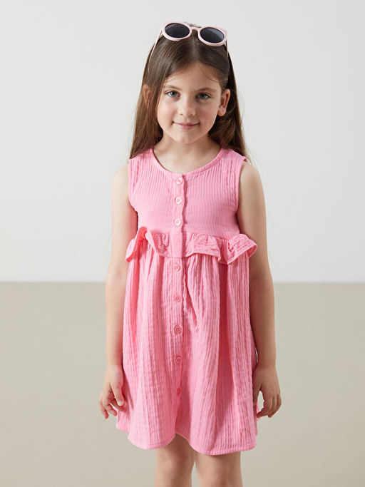 ?nden D??meli M?slin K?z ?ocuk Elbise