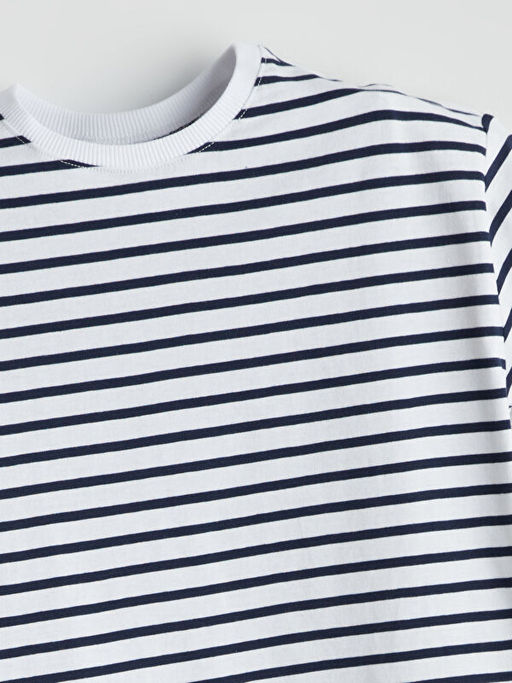 Bisiklet Yaka Bask?l? Erkek ?ocuk Ti??rt 2li