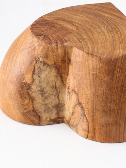 УЦЕНКА Салатник Сердце 20?20?9 см, тиковое дерево