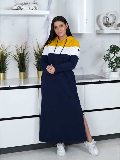 Хадижа платье женское (голубой) - Lovetex фото 6