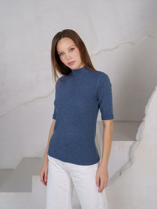 Водолазка жен.арт.375-5,индиго - Binita фото 4