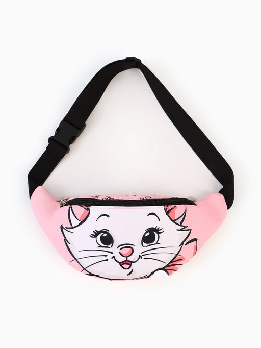 Сумка поясная детская для девочки «Кошечка Мари», 25×6×13 см