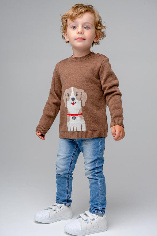 Crockid _ КВ 30121/ш/темно-бежевый джемпер д/мал яс