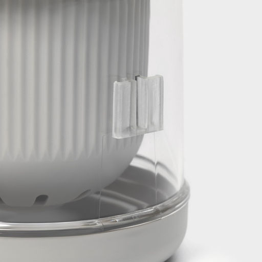 Ёршик для унитаза SAVANNA, настенный, силиконовый, с ёмкостью для моющего средства, 10.5×10.5×41 см, белый