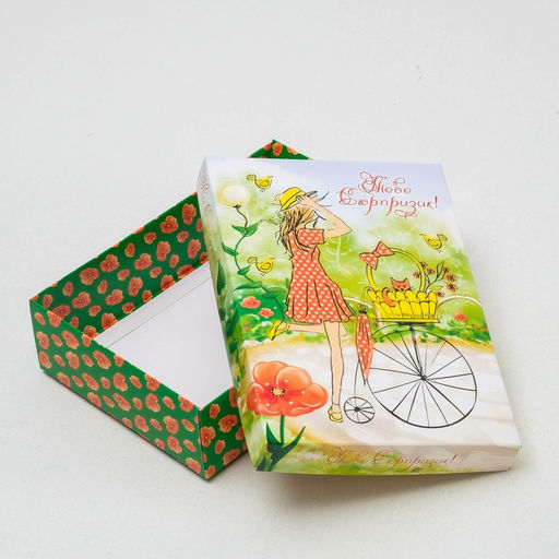 Цена за 5 шт. Подарочная коробка сборная Сюрприз, 21 х 15 х 5,5 см - Simaland фото 2