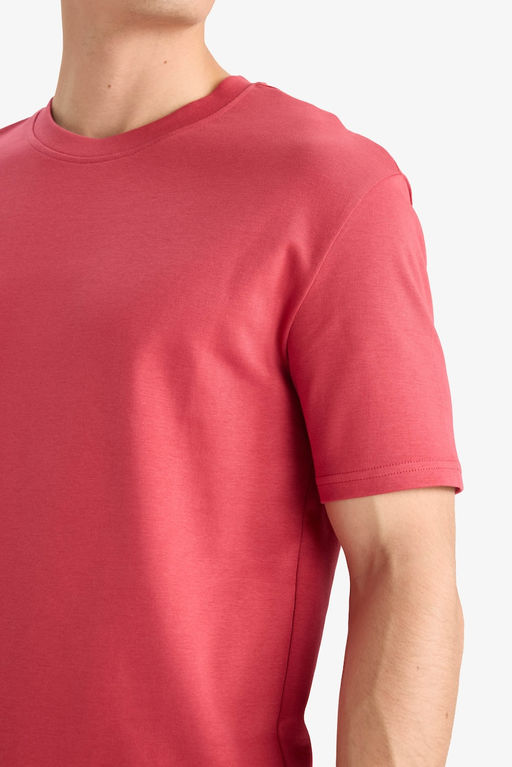 %100 Pamuk REGULAR FIT Basic Ti__rt - Defacto фото 5
