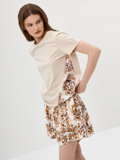 Футболка женская 12521-42034 beige