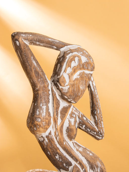 Сувенир «Изящество», 20×10×35 см, дерево, коричневый