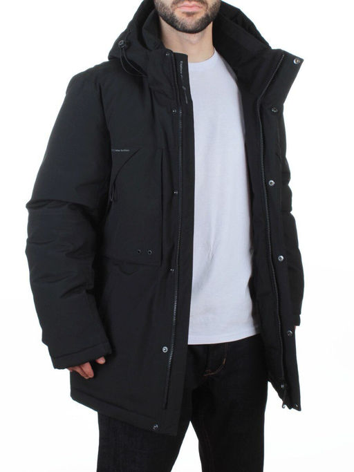 6963 BLACK Куртка мужская зимняя (200 гр. био-пух)
