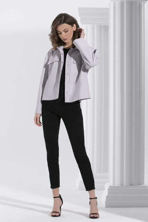 Платье Avanti 1618 серый/черный - Mira fashion фото 49