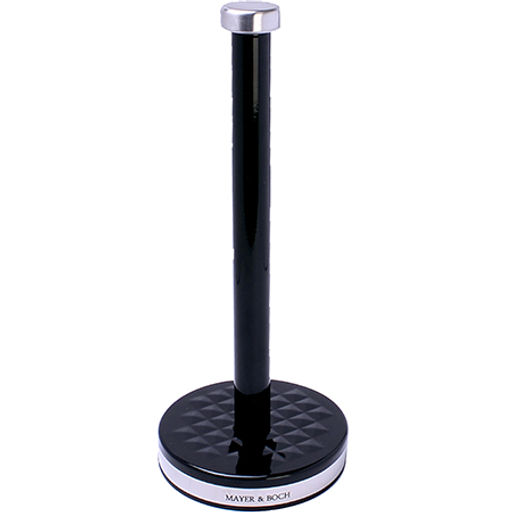 40567 Подставка для бумажных полотенец 13,5х33см нер/ст/жел/пластик MB (х12) - Mayer&boch фото 2