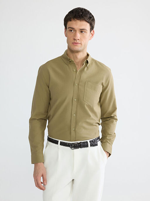 Regular Fit Oxford Erkek G?mlek