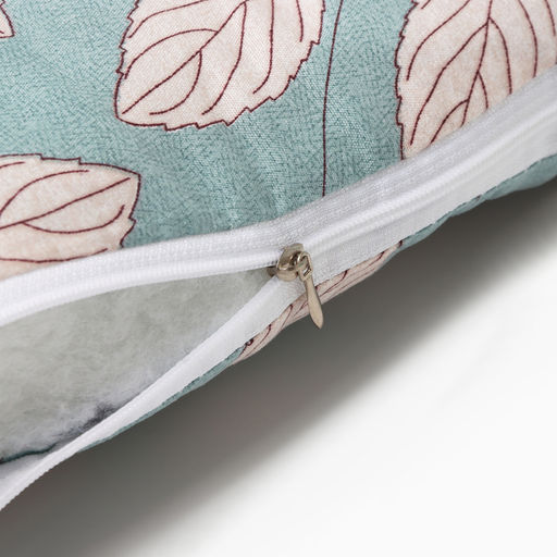 Подушка на стул «Этель. Листья», 40×40 см, зелёная