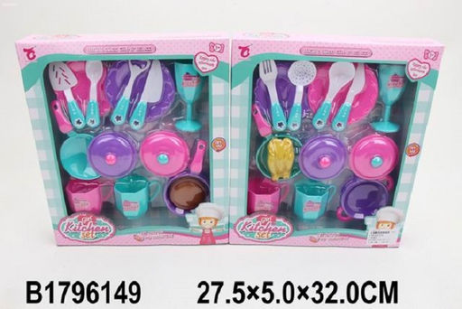 Набор "Посуда" в коробке 27,5*5*32 см. арт.1796149