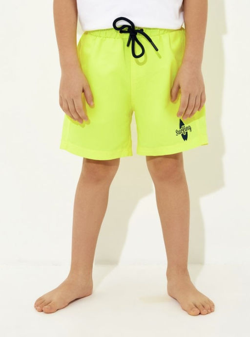 20134750008, Купальные шорты детские для мальчиков Bismark лайм - Acoola фото 2