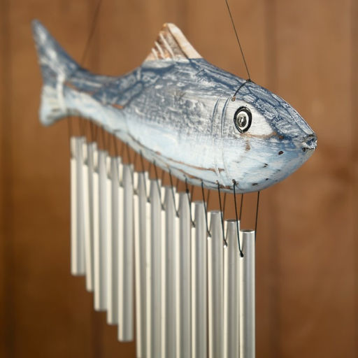 Музыка ветра «Рыбка», 30×2×45 см, алюминий