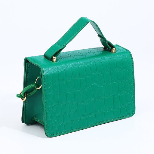 Сумка мессенджер на молнии, цвет зелёный - Simaland фото 2