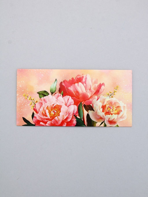 Цена за 10 шт. Конверт для денег Цветы, 16,5 х 8 см