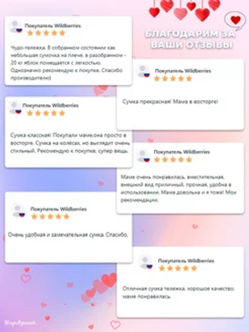 Тележка хозяйственная на колёсах СХ2 - Nika фото 11