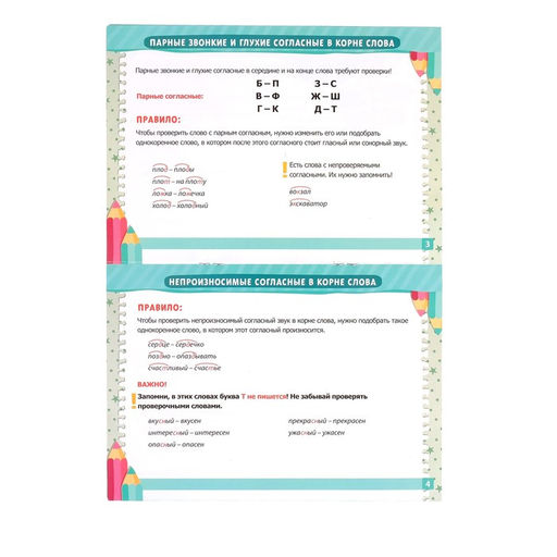 Книжка-шпаргалка по русскому языку Орфограммы, 8 стр., 14 класс - Буква-ленд фото 2